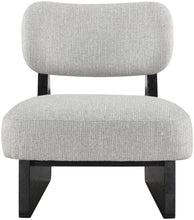 Load image into Gallery viewer, Vetra - Linen Textured Fabric Upholstered Accent Chair With Black Base