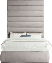 Load image into Gallery viewer, Adam - Linen Fabric Bed With 89" Headboard