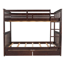 Load image into Gallery viewer, Bunk Bed With Ladders And 2 Storage Drawers