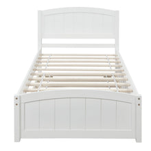Load image into Gallery viewer, Platform Bed & Headboard, Footboard And Wood Slat Support