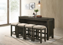 Load image into Gallery viewer, Lindsey - Stool (Set of 2) - Ebony / Beige