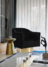 Load image into Gallery viewer, Farrah - Accent Chair with Gold Base