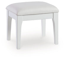 Load image into Gallery viewer, Chalanna - Vanity Stool - White