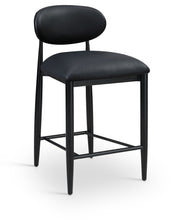 Load image into Gallery viewer, Riccio - Faux Leather Stool - Black Frame