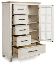 Load image into Gallery viewer, Shaybrock - Door Chest - Antique White / Brown
