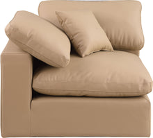 Load image into Gallery viewer, Comfy - Faux Leather Corner Chair - Tan