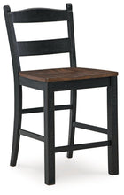 Load image into Gallery viewer, Valebeck - Barstool (Set of 2) - Black / Brown