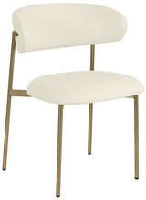 Load image into Gallery viewer, Lupita - Dining Chair With Brushed Gold Legs (Set of 2)
