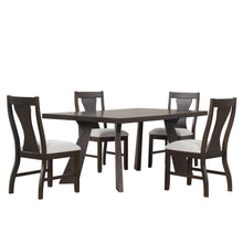 Load image into Gallery viewer, Chestnut Ridge - 5 Piece Dining Room Set (Round 72" Table & 4 Chairs) - Brown / Beige