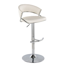 Load image into Gallery viewer, Jie - Contemporary Adjustable Barstool With Swivel & Rounded T Footrest (Set of 2)