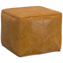 Load image into Gallery viewer, Morden - Square Pouf - Brown