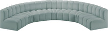 Load image into Gallery viewer, Arc - Faux Leather 7 Piece U-Shaped Modular Sofa
