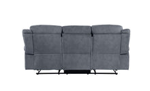 Load image into Gallery viewer, Zubaida - Two Tone Recliner Sofa With USB Port Drop Down Table