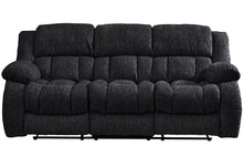 Load image into Gallery viewer, U250 - Reclining Sofa / Console Reclining Loveseat - Ebony
