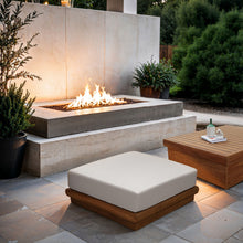 Load image into Gallery viewer, Mirella - Water Resistant Fabric Upholstered Outdoor Patio Modular Ottoman