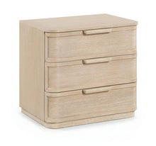 Load image into Gallery viewer, Tiberio - Oak Veneer And Solid Wood Nightstand