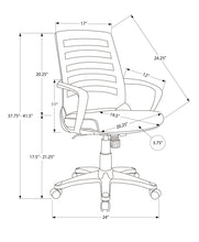 Load image into Gallery viewer, Office Chair, Adjustable Height, Swivel, Ergonomic, Armrests