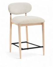 Load image into Gallery viewer, Riccio - Upholstered Stool - Cream