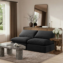 Load image into Gallery viewer, Indulge - Velvet 2 Seat Modular Armless Sofa
