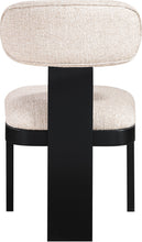Load image into Gallery viewer, Timbra - Linen Textured Fabric Upholstered Dining Chair (Set of 2) - Black Base