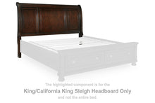 Load image into Gallery viewer, Porter - Headboard King/Cal King Sleigh - Rustic Brown