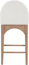 Load image into Gallery viewer, Waldorf - Chenille Stool With Natural Legs