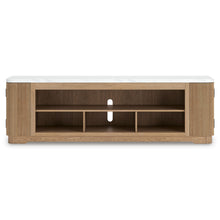 Load image into Gallery viewer, Camdill - XL TV Stand With Fireplace Option - Light Brown