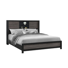 Load image into Gallery viewer, Soluto - Bed With Bookcase Headboard
