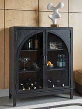 Load image into Gallery viewer, Armenleigh - Bar Cabinet - Black / Brown