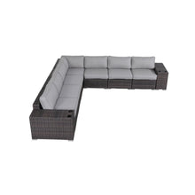 Load image into Gallery viewer, Modern Rattan Wicker Seating Group With Cushions
