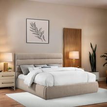 Load image into Gallery viewer, Adam - Linen Fabric Bed With 52" Headboard