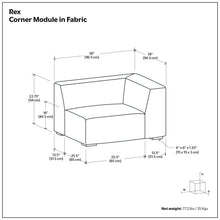 Load image into Gallery viewer, Rex - Corner Sofa Module