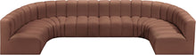 Load image into Gallery viewer, Arc - Faux Leather Modular U-Shaped Sectional