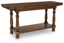 Load image into Gallery viewer, Sturlayne - Flip Top Sofa Table - Brown