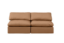 Load image into Gallery viewer, Indulge - Faux Leather 2 Seat Modular Armless Sofa