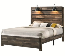Load image into Gallery viewer, Crown Mark Furniture Carter Queen Platform Bed in Brown image