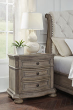 Load image into Gallery viewer, Ardenfield - Three Drawer Night Stand - Light Brown