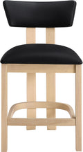 Load image into Gallery viewer, Lavrin - Vegan Leather Counter Stool (Set of 2) - Natural Base