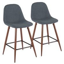 Load image into Gallery viewer, Pebble - Mid Century Modern Counter Stool (Set of 2)