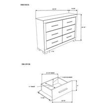 Load image into Gallery viewer, Elsa - 2 Toned And Dresser With Bar Handle And Construction