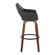 Load image into Gallery viewer, Mustang - Contemporary Fixed Height Barstool With Swivel & Round Footrest (Set of 2)