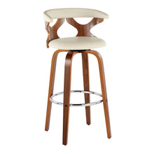 Load image into Gallery viewer, Gardenia - Mid Century Modern Fixed Height Barstool With Swivel With Round Footrest (Set of 2)