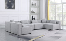 Load image into Gallery viewer, Cube - Linen 6 Piece Modular Armless Sectional