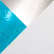 Load image into Gallery viewer, Jasmine - Contemporary Lamp - Clear Sapphire Blue Seeded / Nickel / White