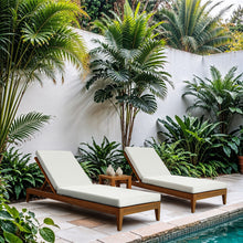 Load image into Gallery viewer, Mirella - Water Resistant Fabric Upholstered Outdoor Patio Chaise Lounge