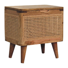 Load image into Gallery viewer, Larissa - Lid Up Storage Stool - Oak