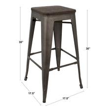 Load image into Gallery viewer, Oregon - Contemporary Barstool (Set of 2)