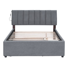 Load image into Gallery viewer, Upholstered Platform Bed With Trundle