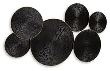 Load image into Gallery viewer, Rhetlen - Wall Decor - Black / Gold Finish