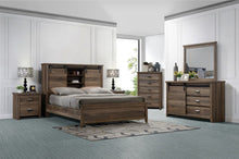 Load image into Gallery viewer, Crown Mark Furniture Calhoun Queen Bookcase Bed in Brown